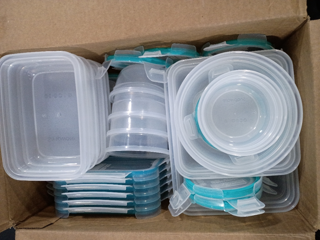 Snapware BPA-Free Plastic Storage Container Set - 38 pcs
