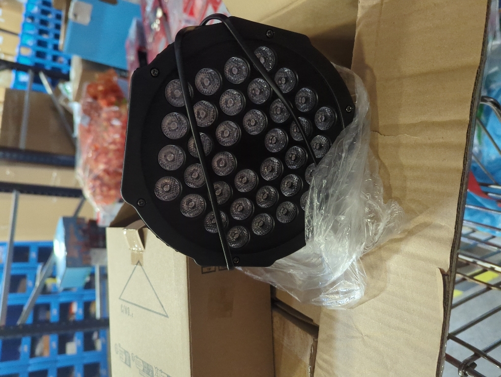 Stage Lights Dj Lights for Parties Led Stage Lights Sound Activated Portable Party Lights Par Lights 36 Led RGB Remote Control Disco Lights Uplights for Indoor Events Bar Birthday Wedding Outdoor