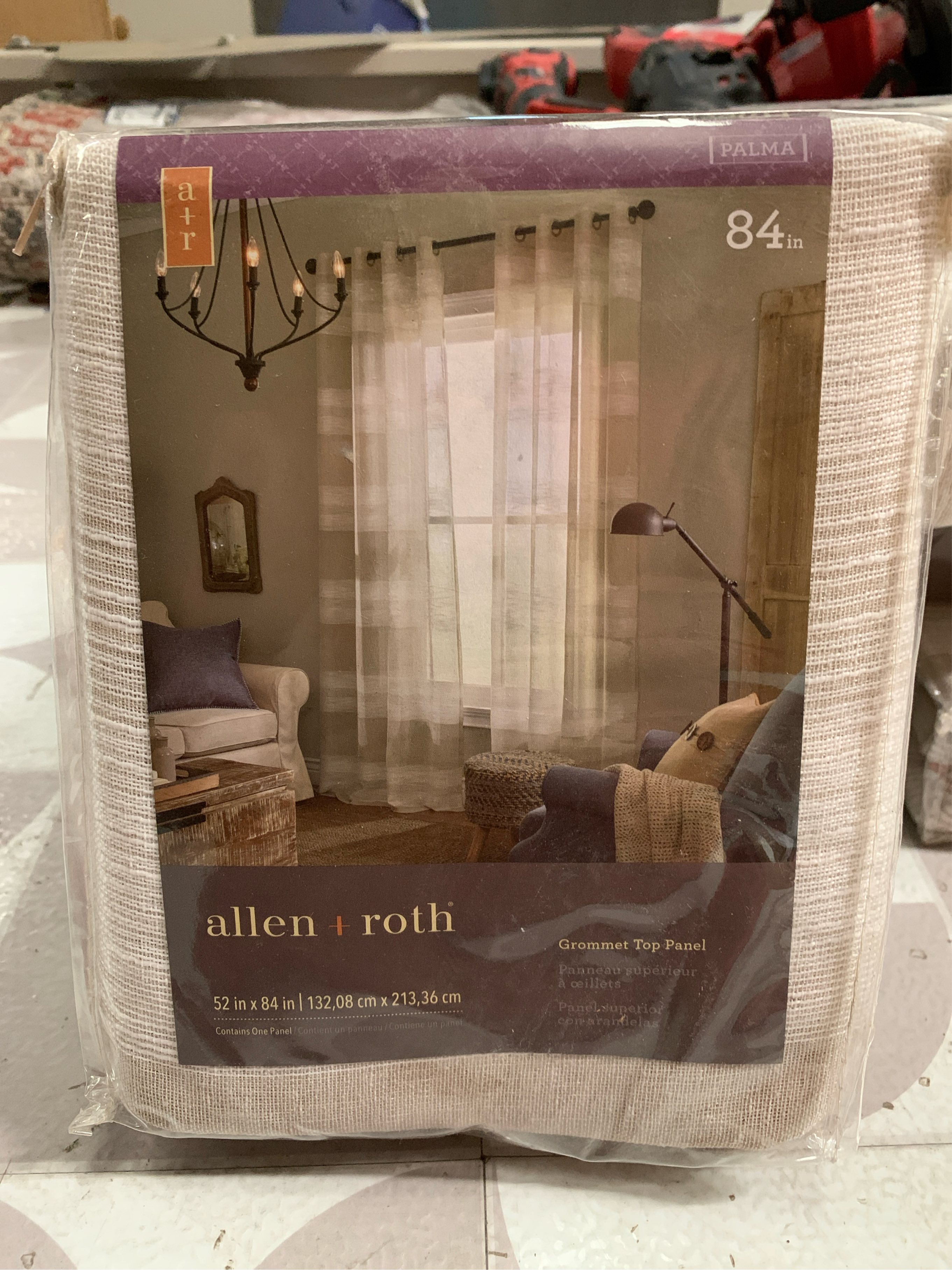 allen + roth Tan Curtain Panel