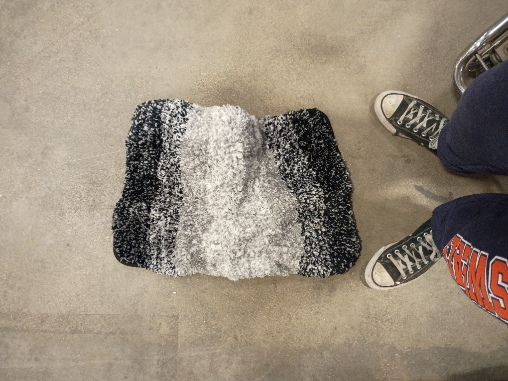 Arotive Microfiber Bathroom Rugs, Shaggy Soft and Absorbent Bath Rug, Non-Slip, Thick Plush Machine Washable Dry Bath Mats for Bathroom, Tub and Shower, 34x21, Black, Rectangular