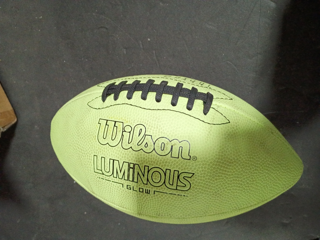 Wilson Luminous Glow Junior Football (dirty)