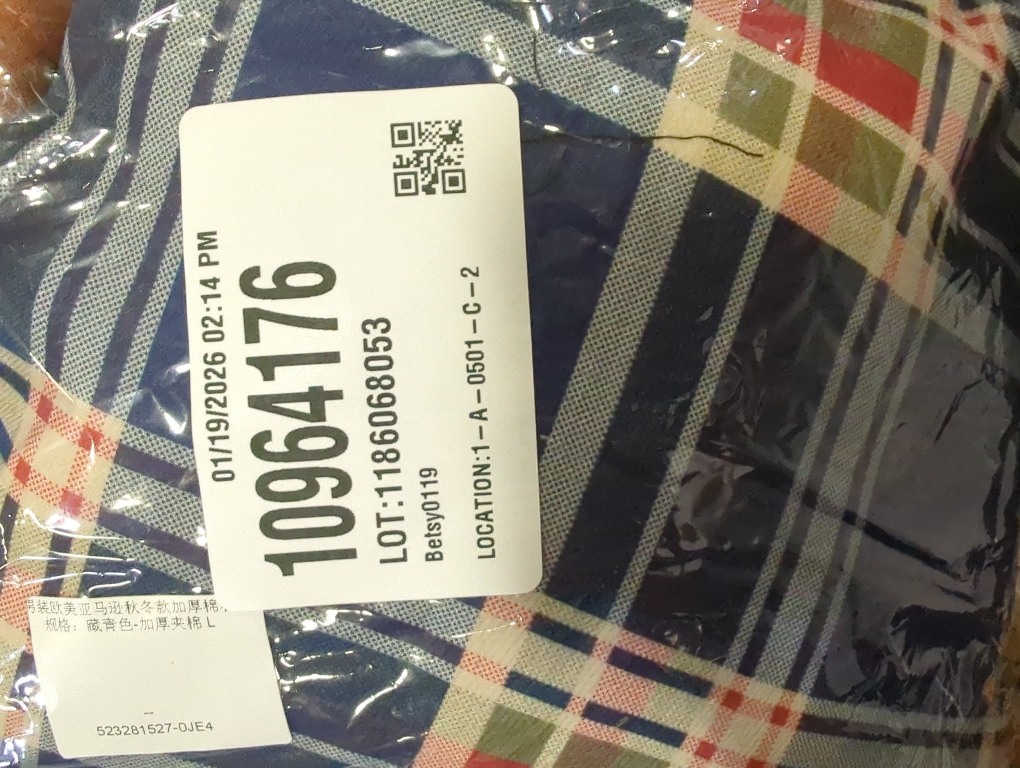 Size L...DOSLAVIDA Men's Flannel Shirt Jacket Quilted Lined Winter Coat Long Sleeve Button Dwon Shirt Warm Hooded Plaid Jacket Navy