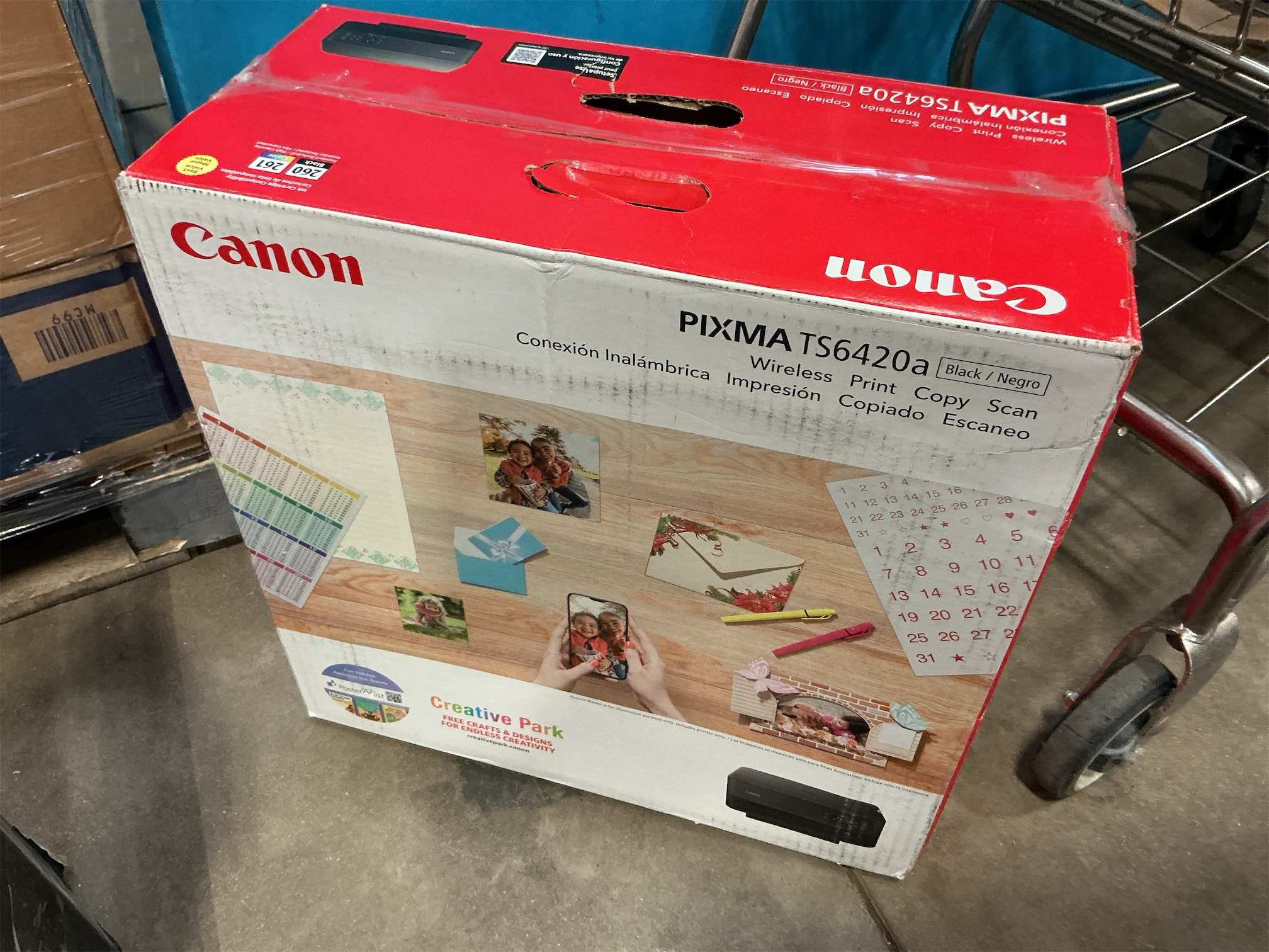 Canon PIXMA TS6420a All-in-One Wireless Inkjet Printer [Print, Copy, Scan], Works with Alexa