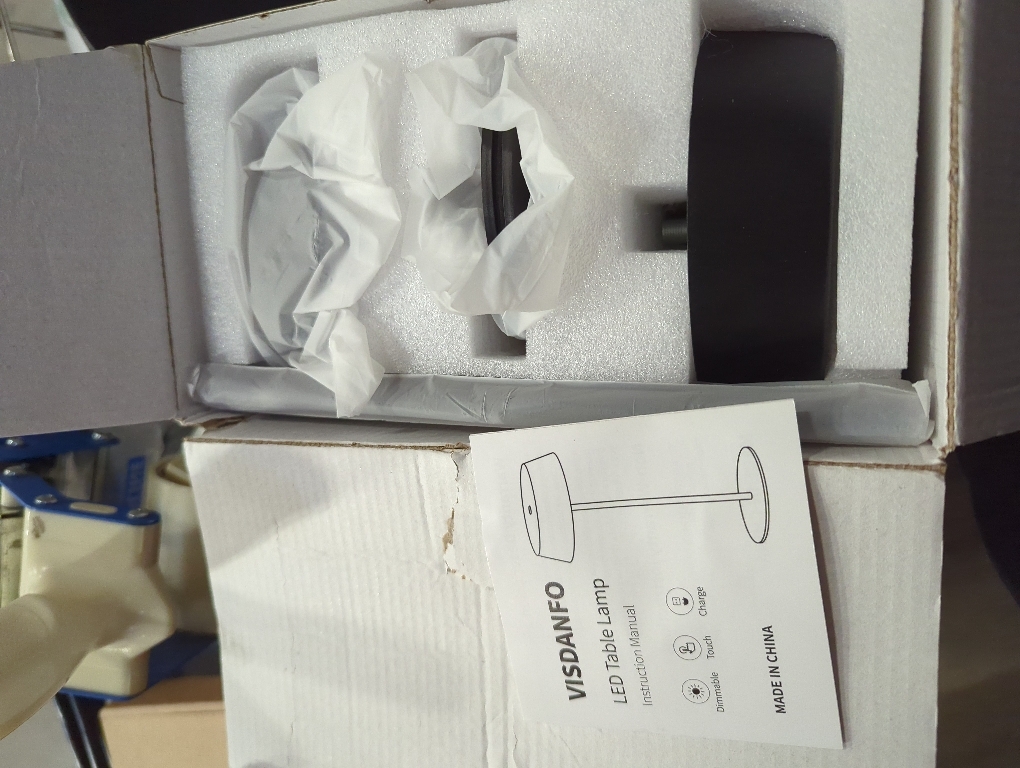 Cordless Lamp, Outdoor Waterproof, Dimmable Touch Control 3 Color Temperature, Battery Operated Portable, RGB, LED Memory Function, Rechargeable Table Lmap, Desk Lamp, Patio Dinning Restaurant Kitchen