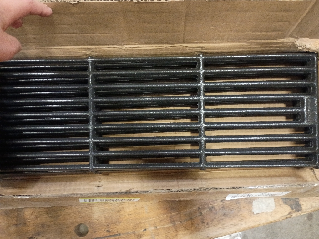 Criditpid Grill Grates Replacement for Char Griller 5050, 5650, 2121, 3001, 5072, 2123, 3072, 2828, 3030, 4000, King Griller 3008 5252, 19 3/4 Cast Iron Cooking Grid for Chargriller Duo 5050 Parts