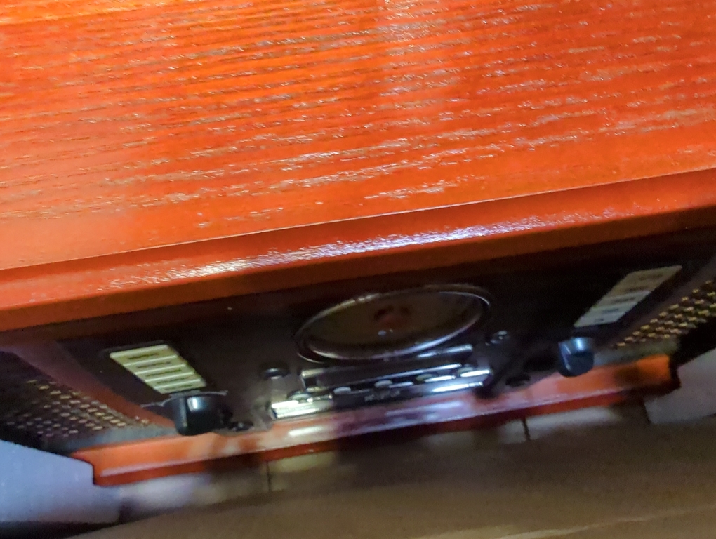 Victrola Aviator 8-in-1 Bluetooth Record Player & Multimedia Center with Built-in Stereo Speakers - 3-Speed Turntable, Vinyl to MP3 Recording, Wireless Music Streaming, Mahogany