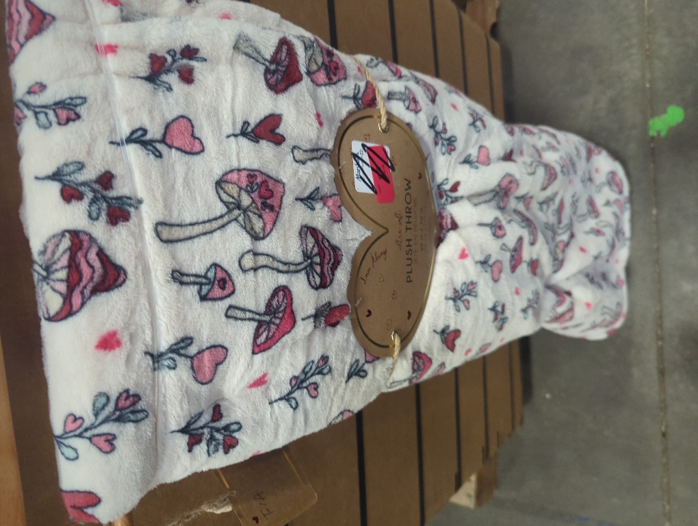 Mushrooms Valentines Day Soft Throw Blanket 50x70 Blanket for Couch Bed Sofa Travelling Camping for Kids Adults