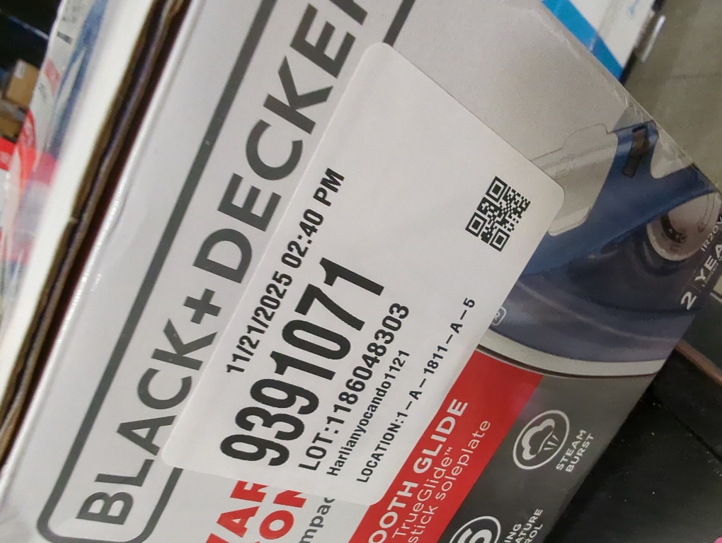 BLACK DECKER Steam Iron - White White