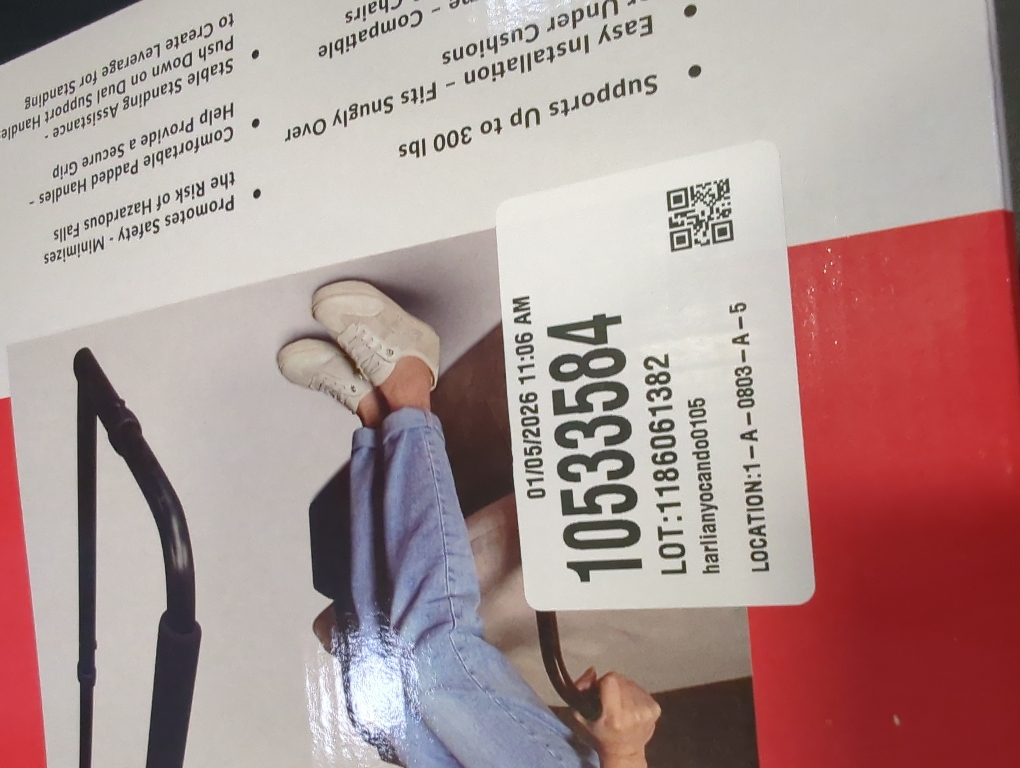 Medic Therapeutics Adjustable Standing Aid Rail for Couch & Chair