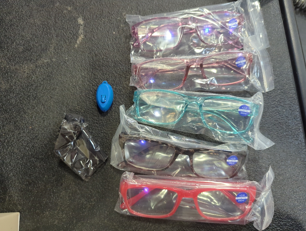 Gaoye Reading Glasses Blue Light Blocking, Spring Hinge Readers for Women Anti Glare Filter Lightweight Eyeglasses (5-Pack Mix Color 2, 2.0)