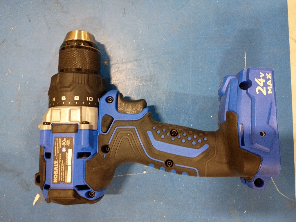 Kobalt 1/2-in 24-Volt Max-Volt Lithium Ion (Li-ion) Variable Speed Brushless Cordless Hammer Drill Bare Tool Only (Tool Only, Model #kdd524b-03)