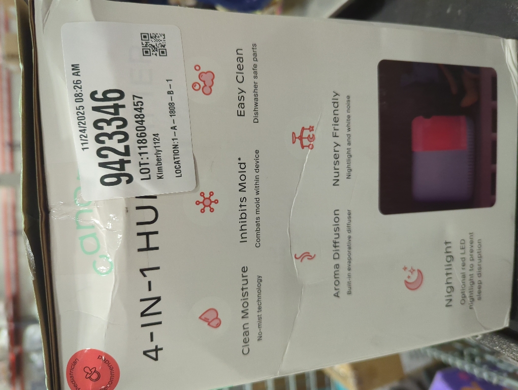 Canopy 4-in-1 Dishwasher Safe and Mold Inhibiting Humidifier - White