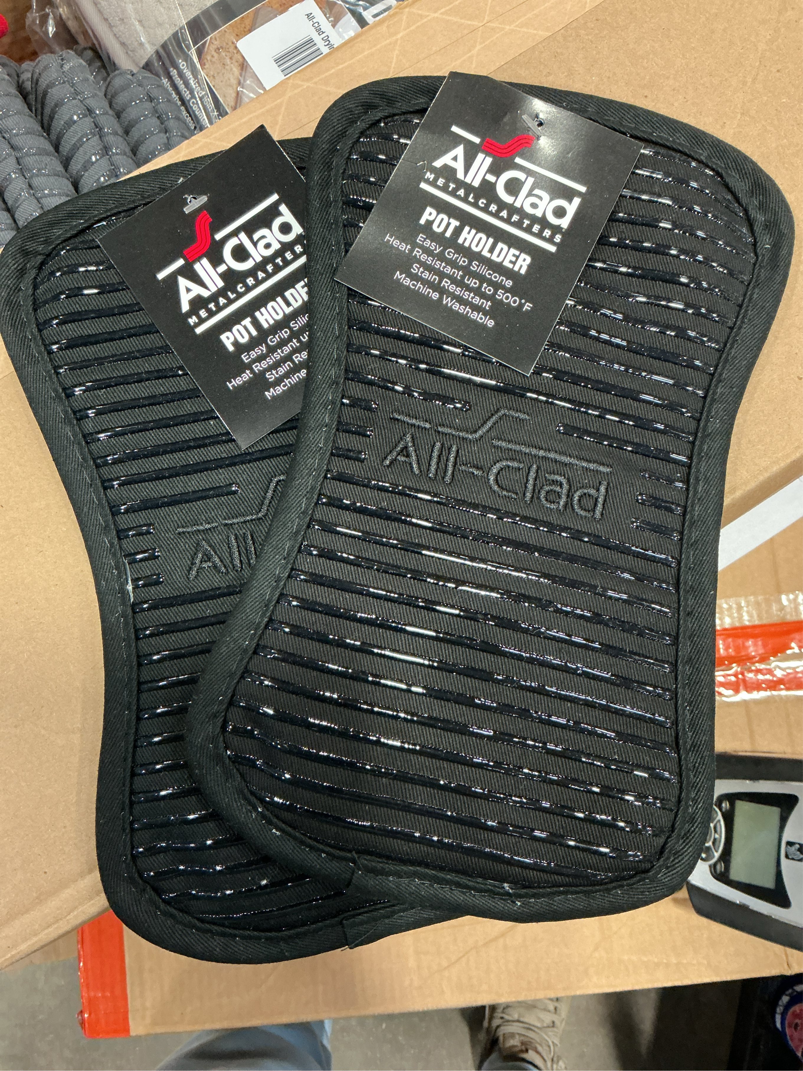 All-Clad Premium Pot Holder, 2-Pack , Black