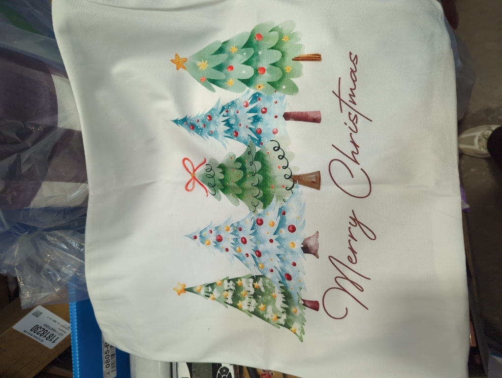 Merry Christmas Lights Red Tree Xmas Family Men Women Kids Throw Pillow