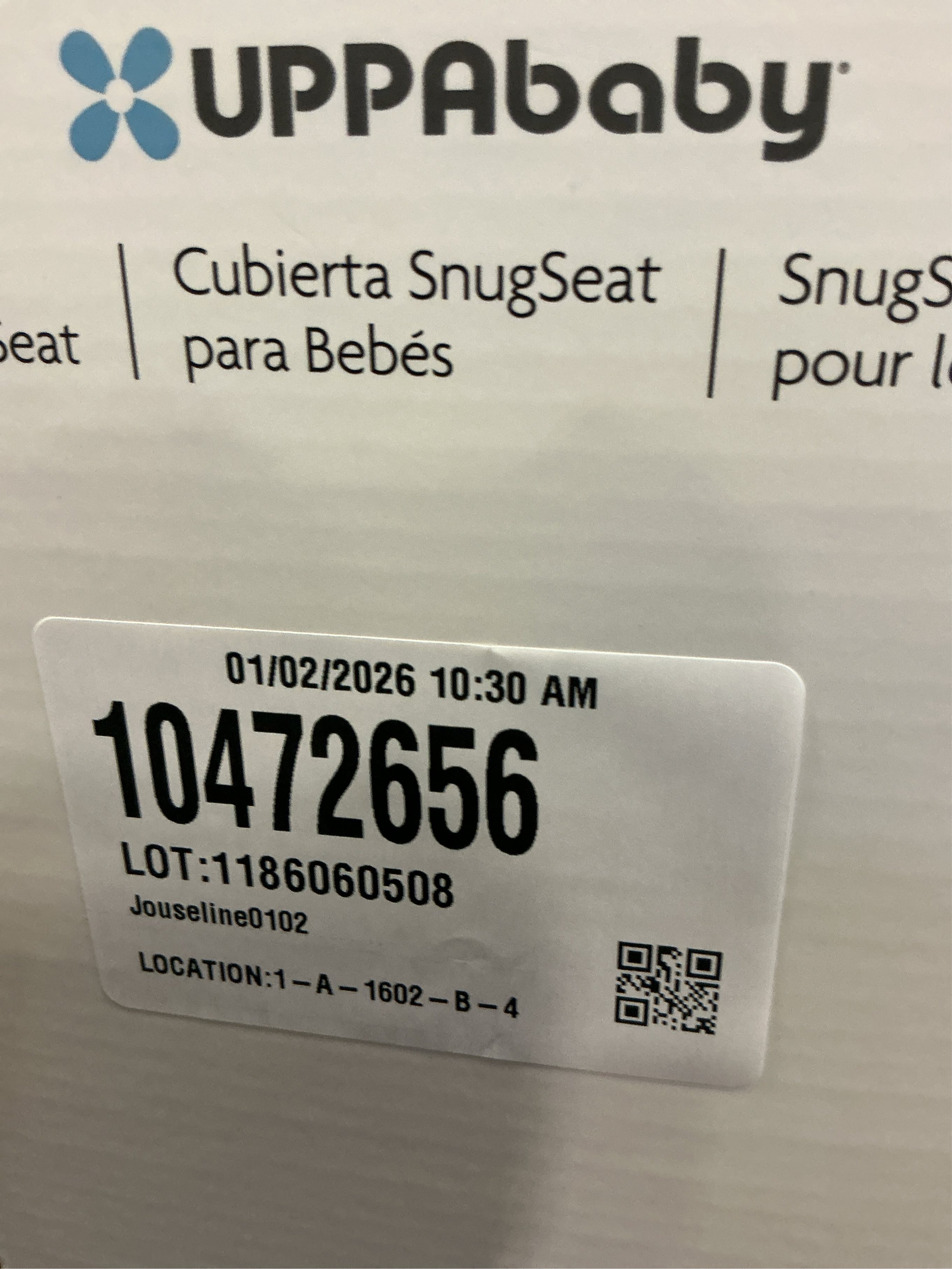 UPPAbaby® SnugSeat Infant Stroller Insert in Grey