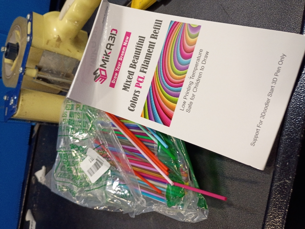 12 Bright Colors 2.5mm PCL Filament Refill, Low Print Temperature Filament, Each Color 15cm x 5pc, Total 60pcs 900cm PCL Filament by MIKA3D