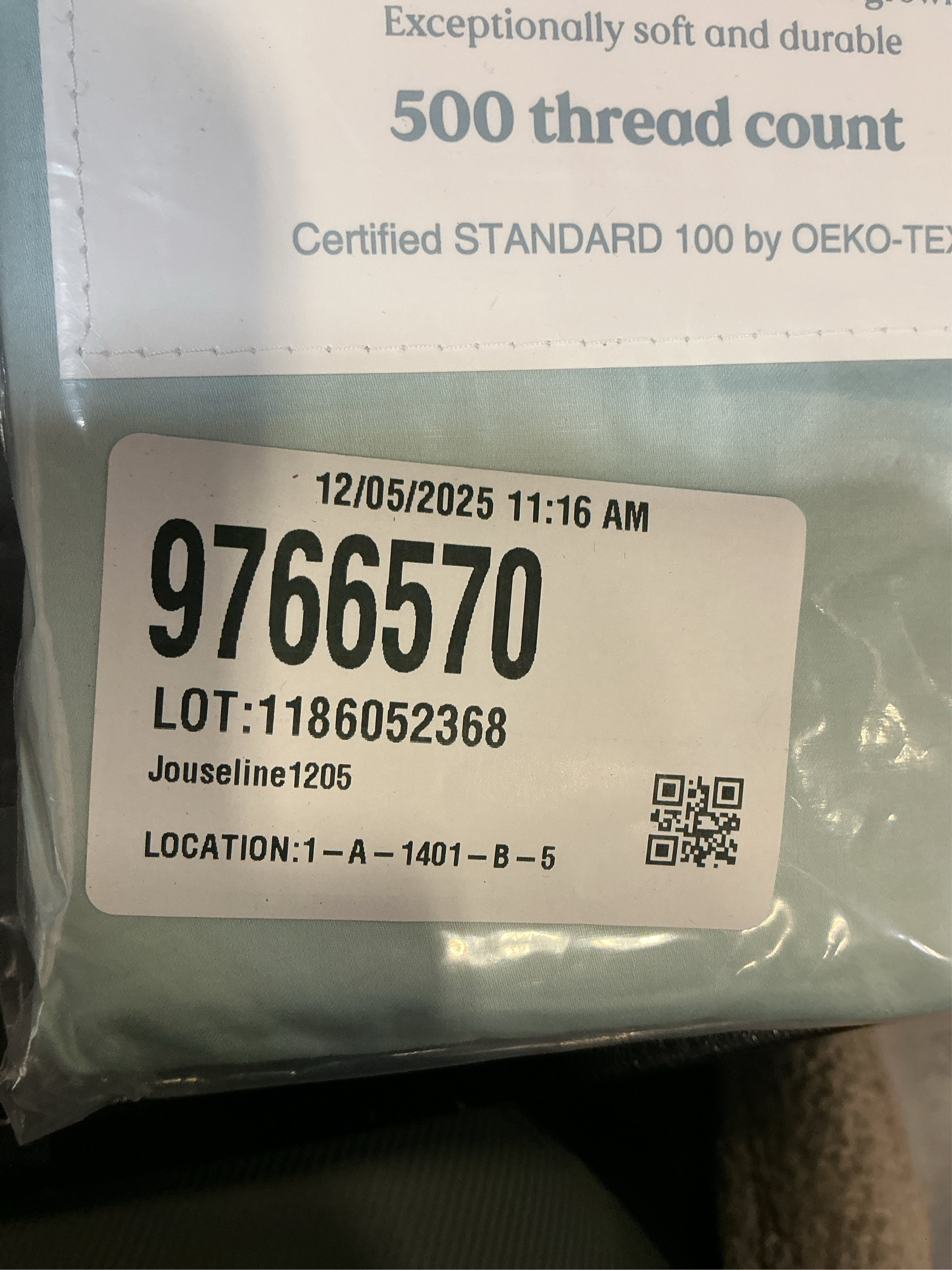 Nestwell 500 Pima Sld K Pillowcase  Starlight Blue