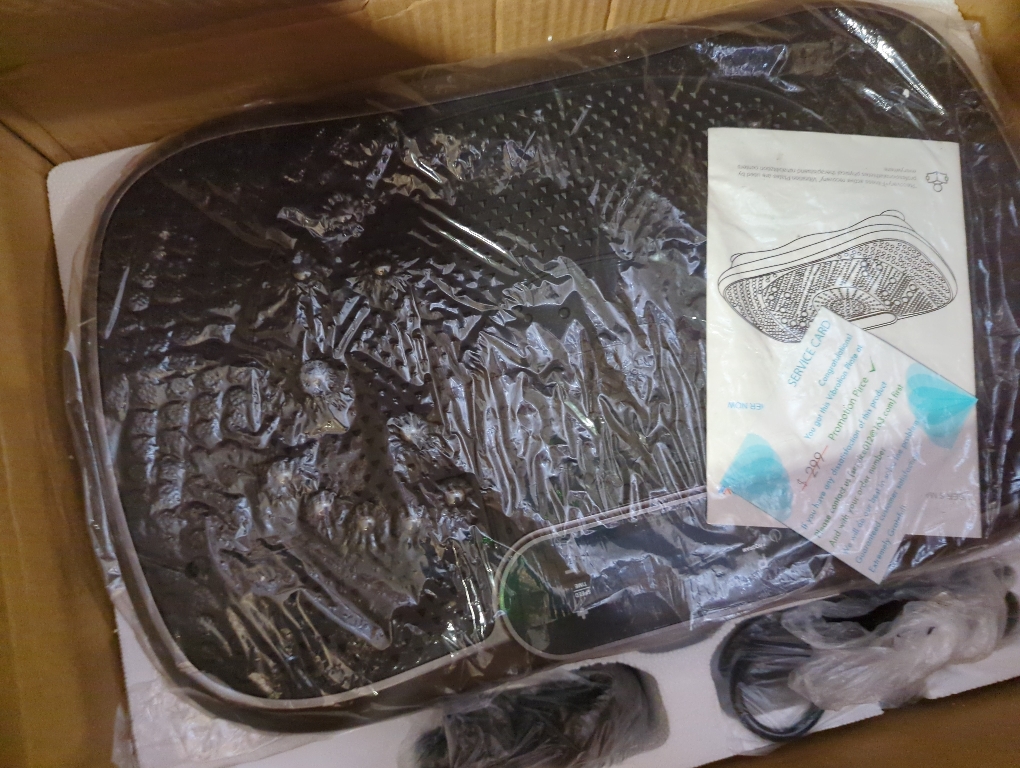 AXV Vibration Plate Fitness Platform Exercise Machine Vibrating Shaking Full Body Shaker Workout Vibrate Stand Shake Board Sport Gym for Weight Loss Fat Burner for Women Men