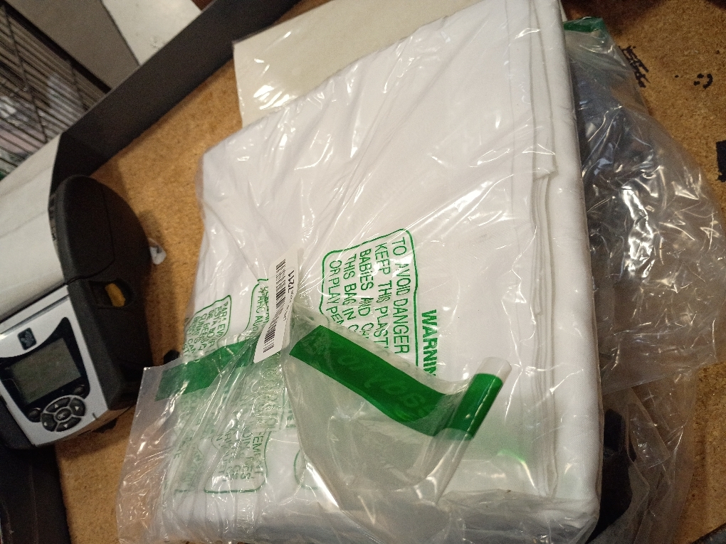 Mrs Awesome White Shower Curtain Liner with 3 Magnets, 72x72 Premium Flexible Sturdy Plastic Shower Curtain for Bathroom Lightweight & Waterproof, White