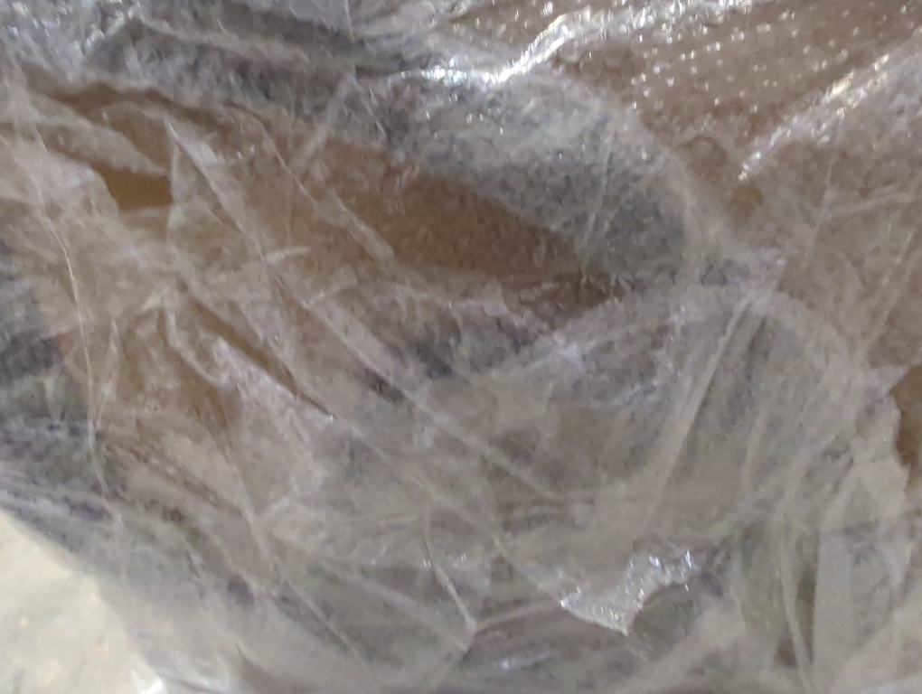 Costway Square Glass Patio Table With Umbrella Holder