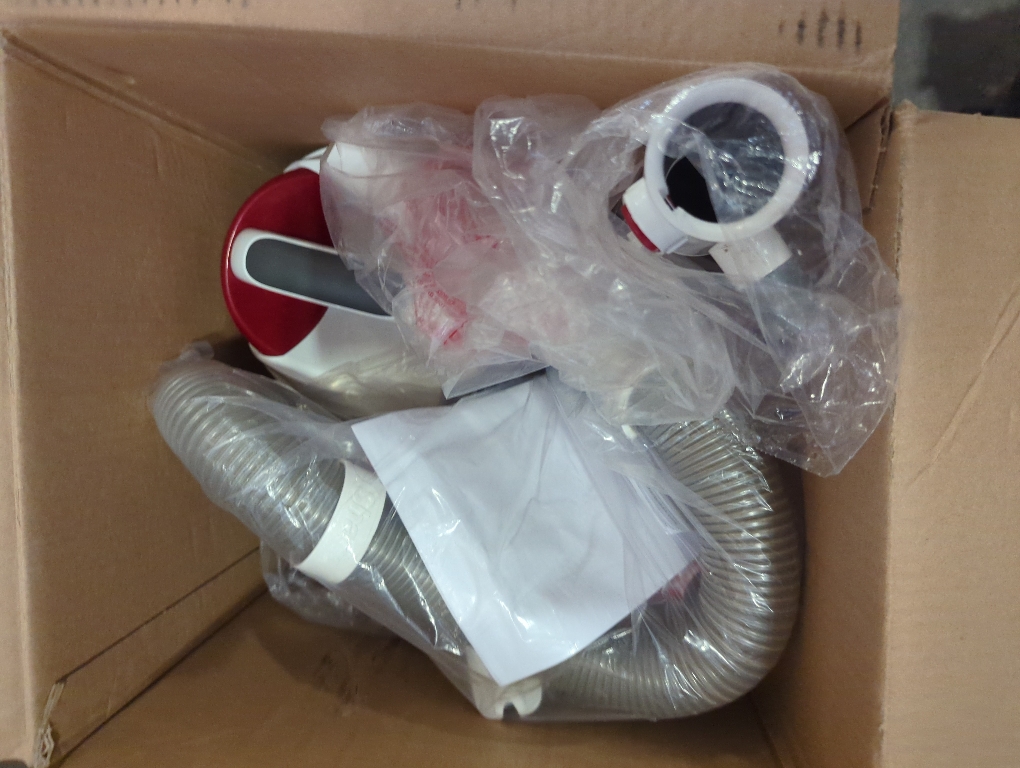 Shark NV501 Rotator Professional Lift-Away Upright Vacuum with HEPA Filter, Swivel Steering, LED Headlights, Wide Upholstery Tool, Dusting Brush & Crevice Tool, White/Red