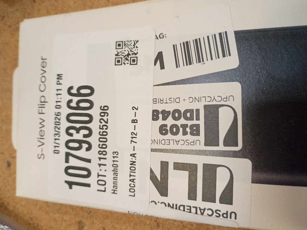 Samsung S-View Flip Cover Protective Case for Samsung Galaxy S22 Ultra - Black