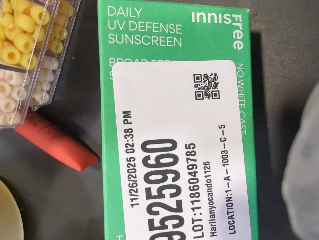 innisfree Daily UV Defense Invisible Broad Spectrum SPF 36 Sunscreen