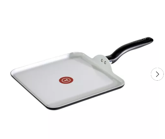 T-Fal Simply Cook 11 Ceramic Nonstick Square Griddle Black