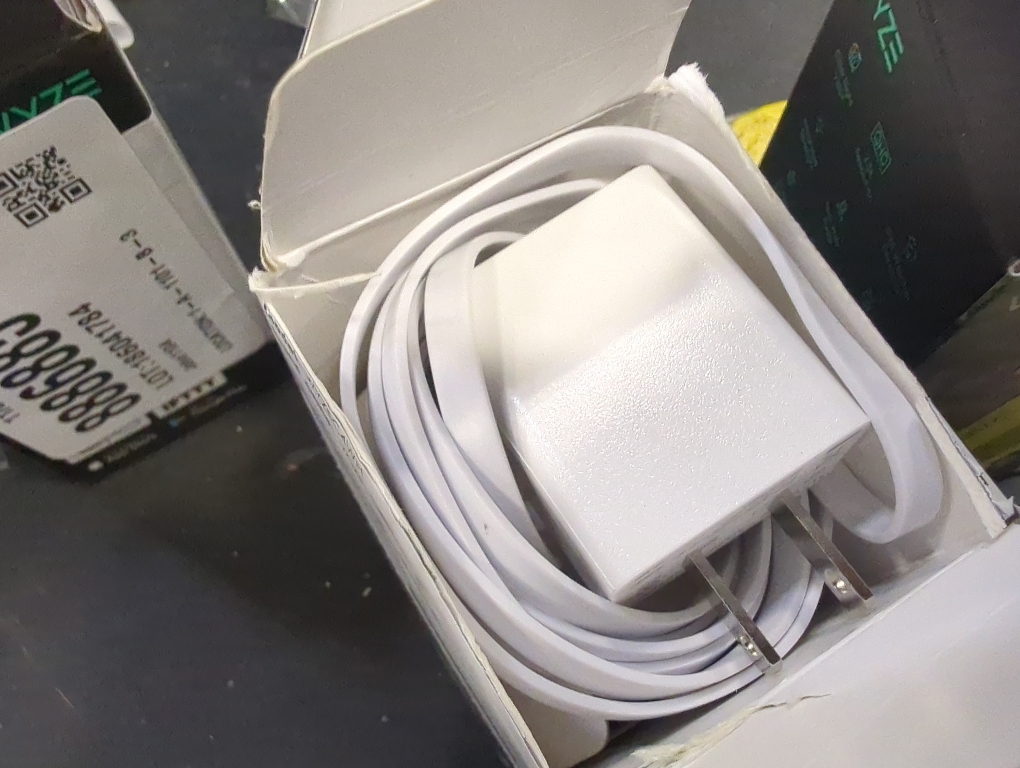 Color White Wyze Cam V4 Plug-in Indoor and Outdoor Smart-Enabled Security Camera