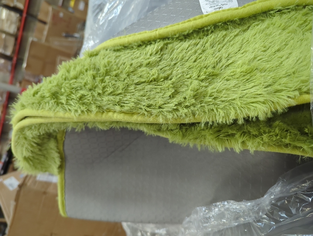 Ophanie Green Rug Grass Area Rugs for Bedroom, 4x6 Shag Fluffy Carpet, Fuzzy Furry Plush Soft Cute Kids Baby Girls Shaggy Bedside Indoor Floor Carpets for Teen Dorm Home Decor Aesthetic, Nursery