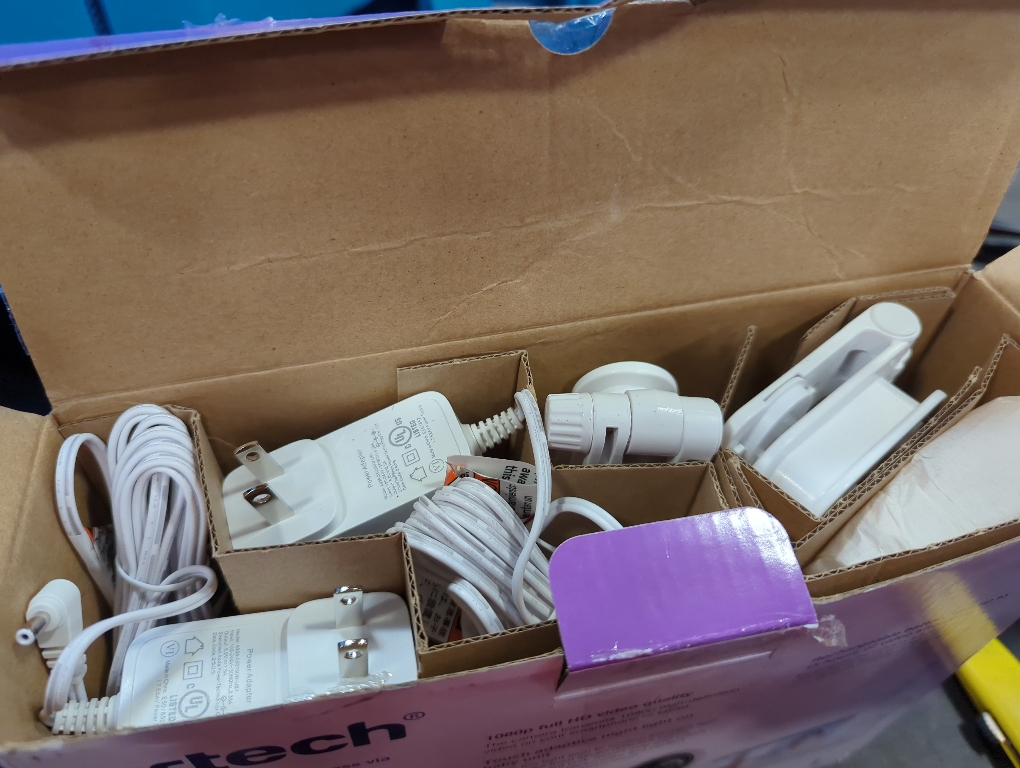 VTech® 2 Camera 1080p Smart WiFi Baby Monitor with Remote Access in White