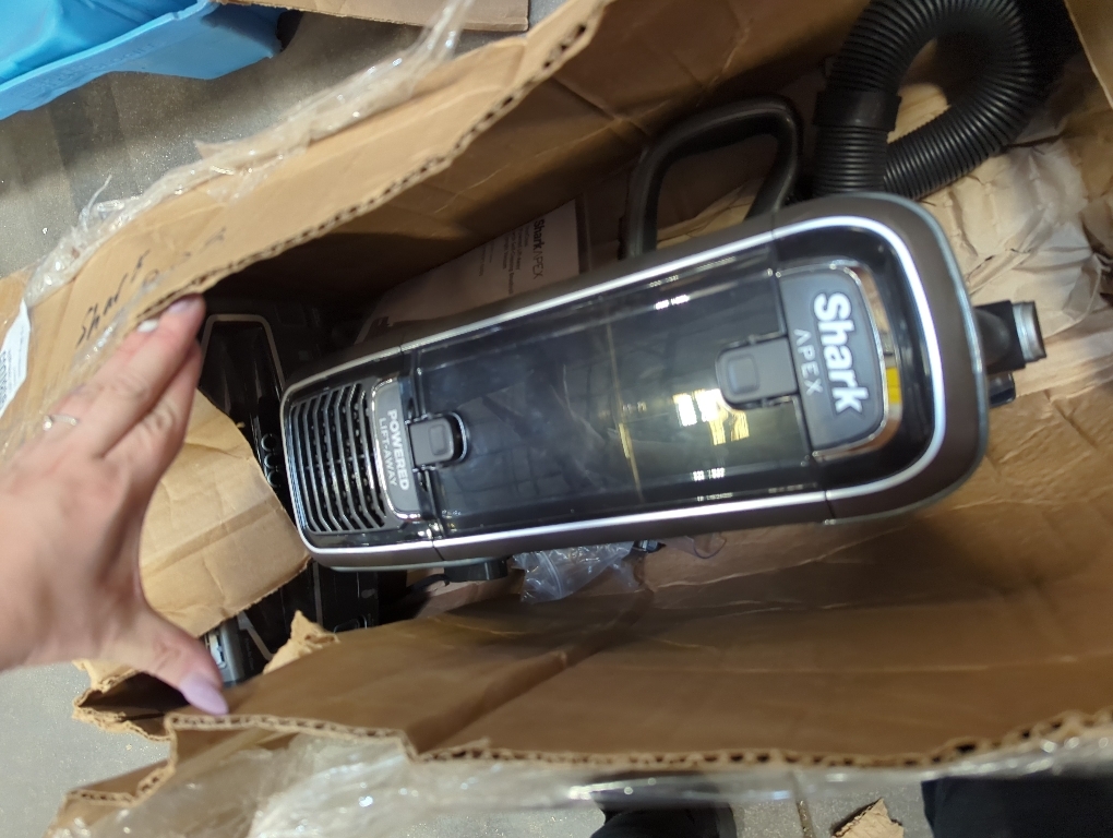 Shark AZ1002 Apex Powered Lift-Away Upright Vacuum with DuoClean & Self-Cleaning Brushroll, Crevice Tool, Upholstery Tool & Pet Power Brush, for a Deep Clean on & Above Floors, Espresso