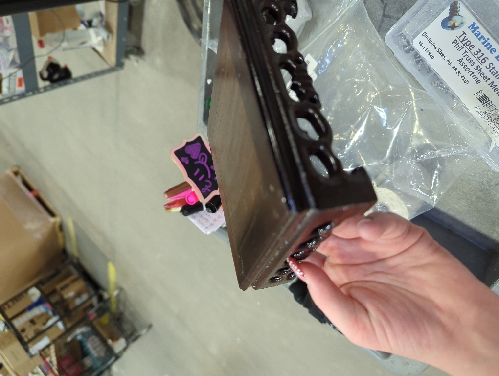 Ebony Wood Display Pedestal, 5.5 Inches Width, 1.57 Inches Height