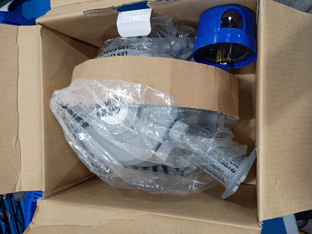 Lithonia Lighting 175-Watt Equivalent Integrated LED Gray Area Light with Switchable Color Temperatures