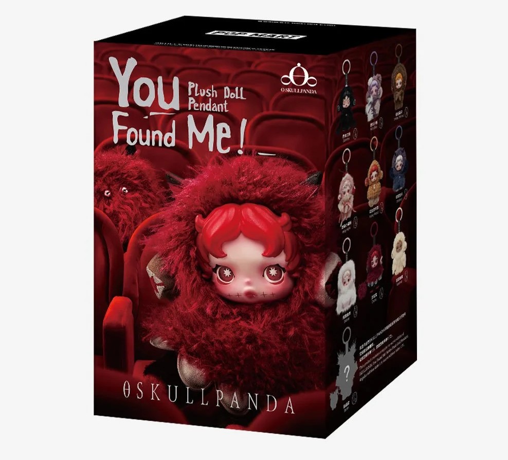 SKULLPANDA You Found Me! Series Plush Doll Pendant, Blind Box