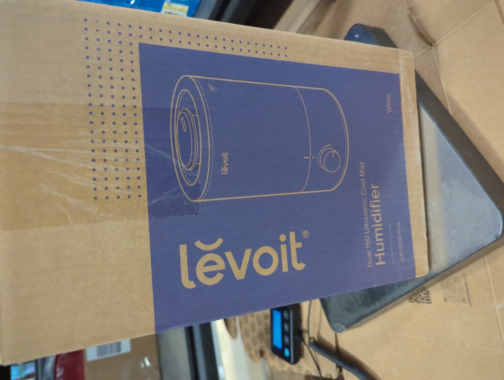 Levoit Cool Mist Humidifier for Room, 3L Top-Fill Humidifier for Bedrooms, and Baby Nurseries, with Aromatherapy, Dual 150, White