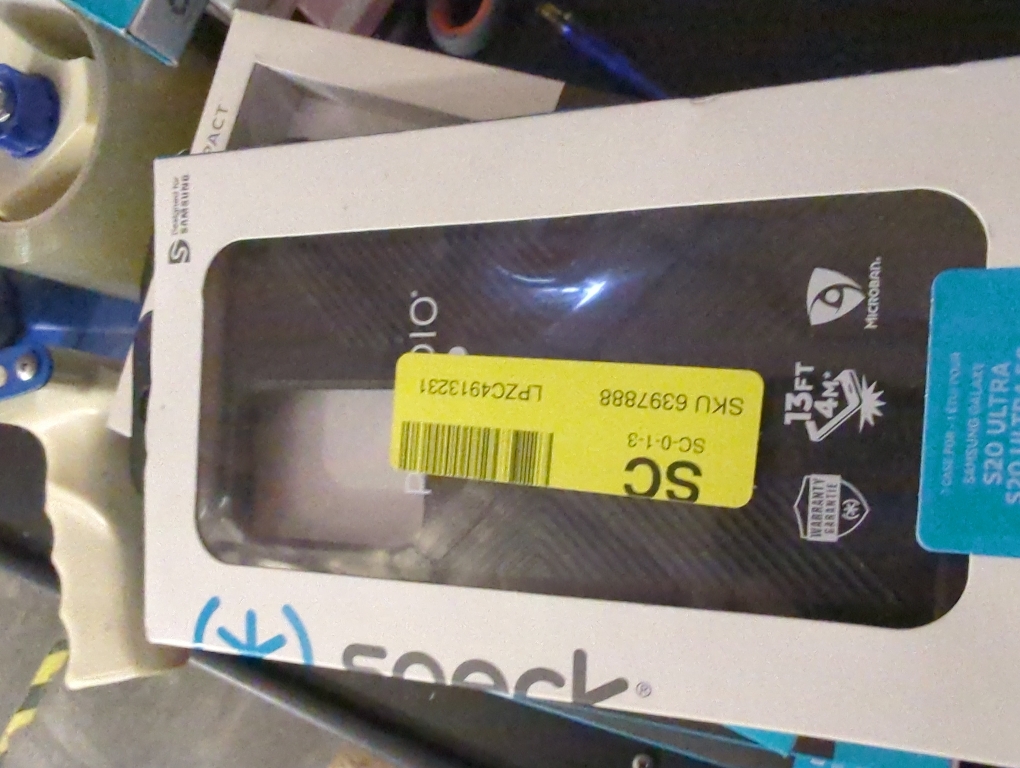 Speck 1363811050 Galaxy S20 Ultra Presidio Grip - Black/Black