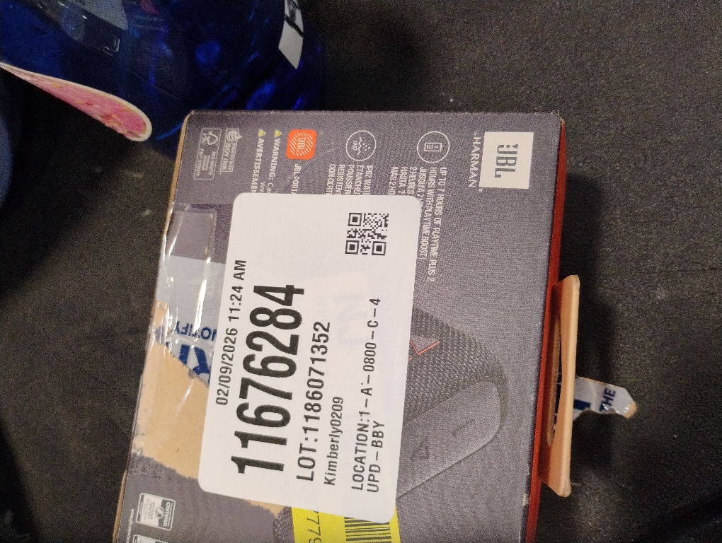 JBL Go 4 Ultra-Portable Waterproof Bluetooth Speaker, Blue