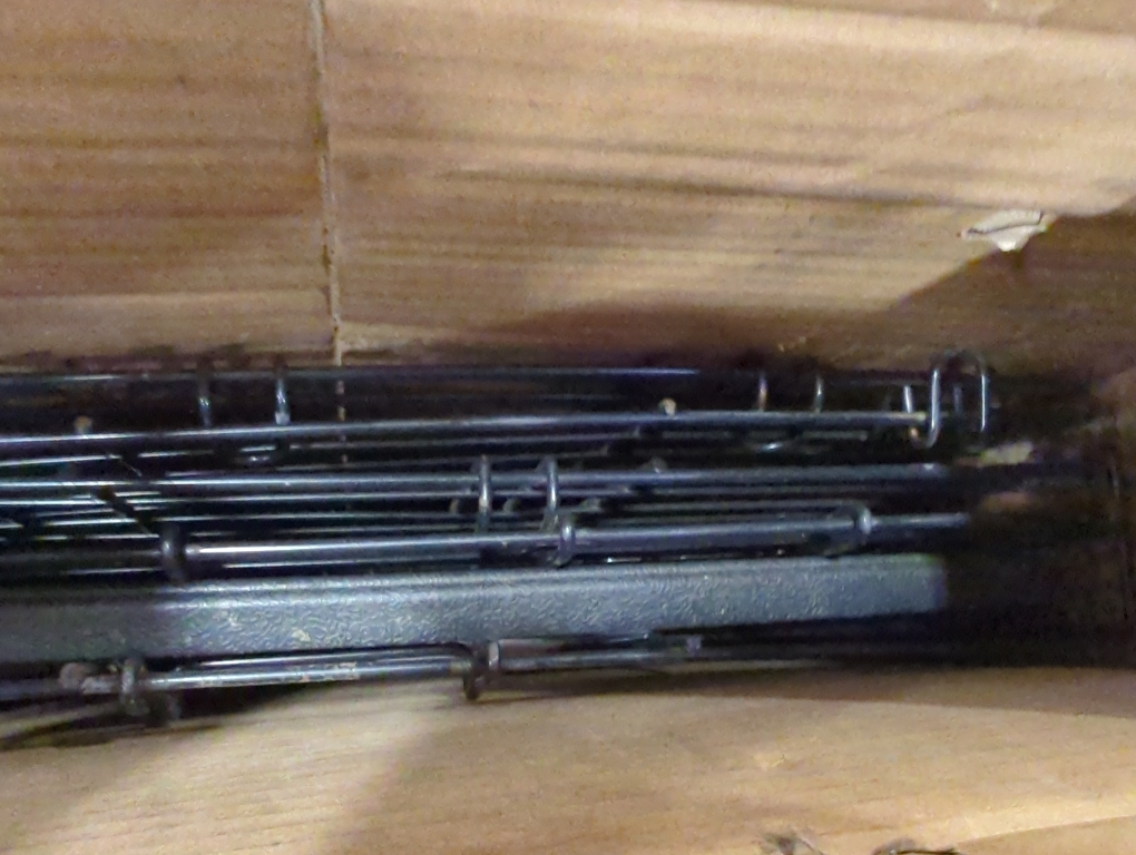 Amazon Basics Durable,Foldable Metal Wire Dog Crate with Tray, Double Door, 30 x 19 x 21 in, Black