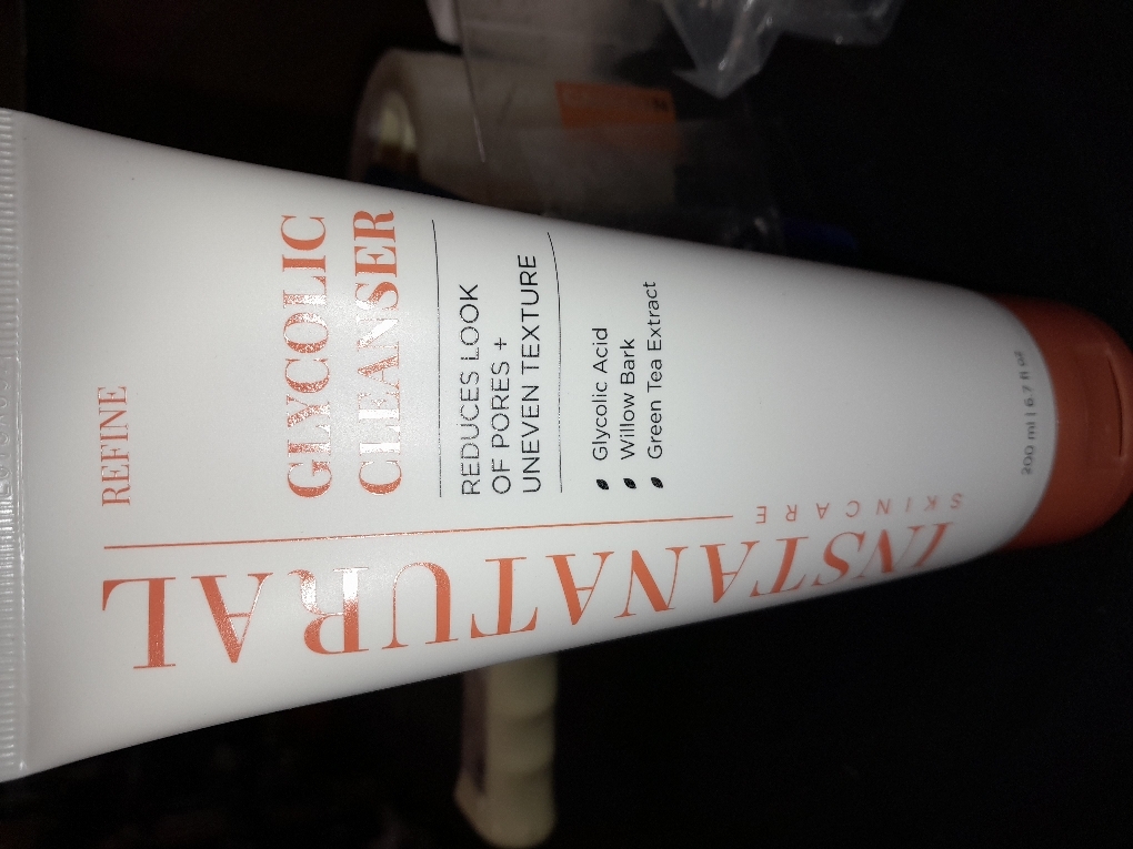 InstaNatural Glycolic Acid Cleanser Face Wash for Women & Men, Gently Exfoliating, Pore Minimizer, Anti Aging, Blackhead Remover, Acne Facial Treatment with Botanical Extracts, 6.7 Fl Oz