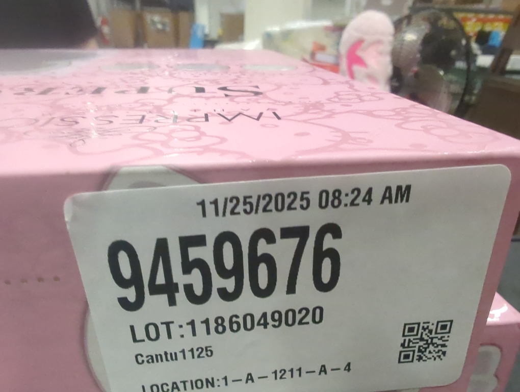 Impressions Vanity Supercute Hello Kitty Tabletop Desk Mirror with Lights and Touch Sensor Switch, Adjustable Tri Tone LED Lighted Makeup Mirror with Hidden Extendable Tray and Phone Holder