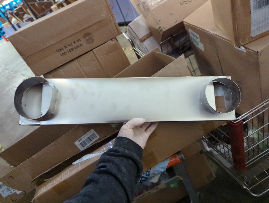 Whirlpool 4396011RP Genuine OEM Telescoping Vent Kit For Dryers Telescoping Vent Kit 18 To 29 Inches Aluminium replaces 4396011