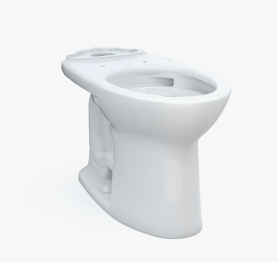 Elongated TORNADO FLUSH® Toilet Bowl Cotton White