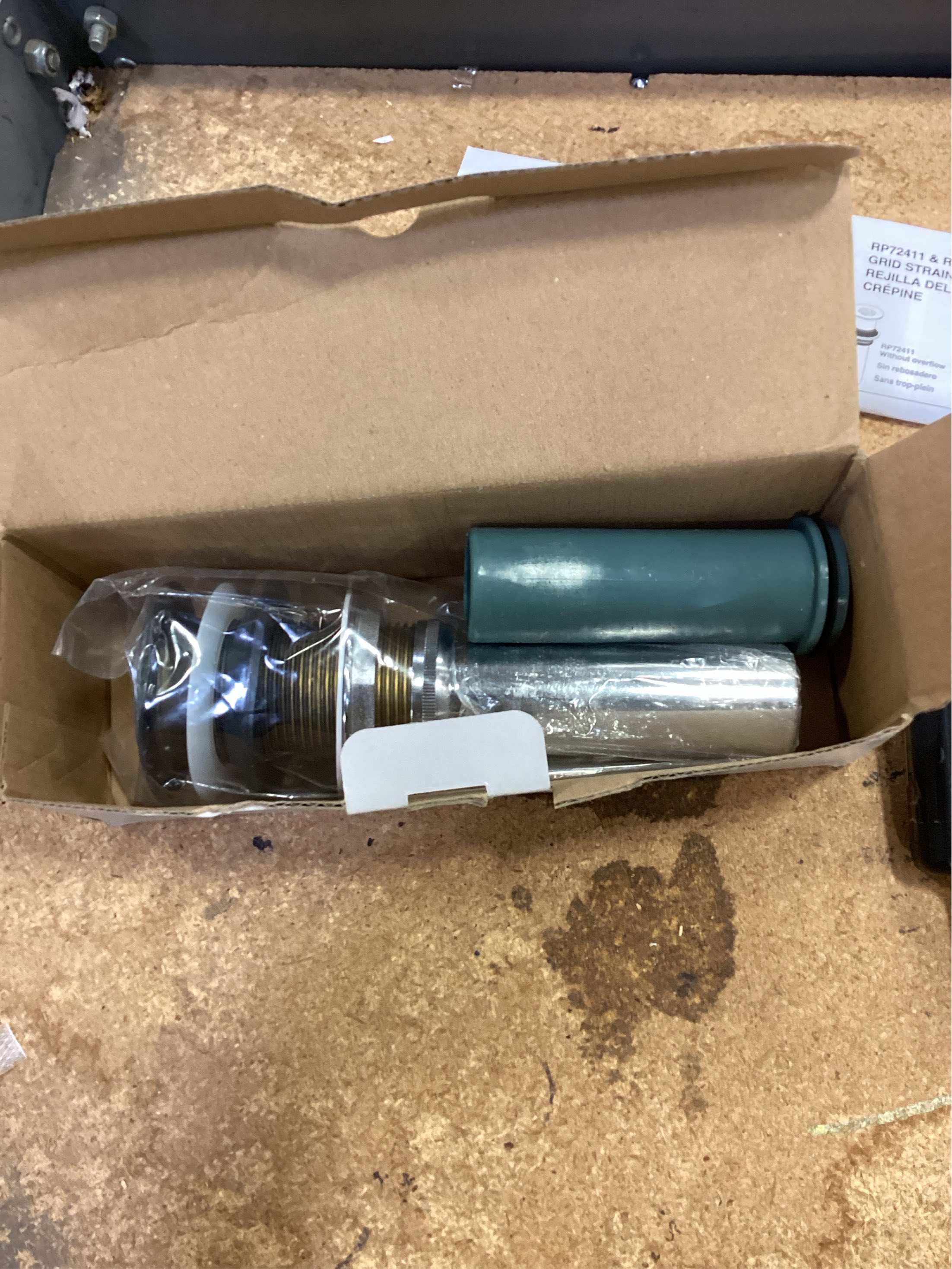 Brizo RP72411 1-5/8 Grid Drain Assembly - Less Overflow Black Sink Accessories and Parts Bathroom Sink Parts Drain Assemblies