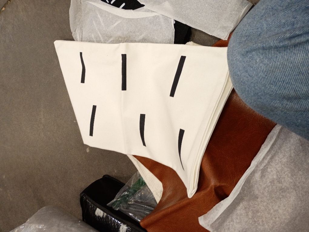 GALMAXS7 Boho Throw Pillow Covers 18 x 18 Set of 4 - Modern Stripe Geometric Farmhouse Decorative Pillow Cover Sets for Pillows - Couch Sofa Bed,Faux Leather Black and White Pillow Covers