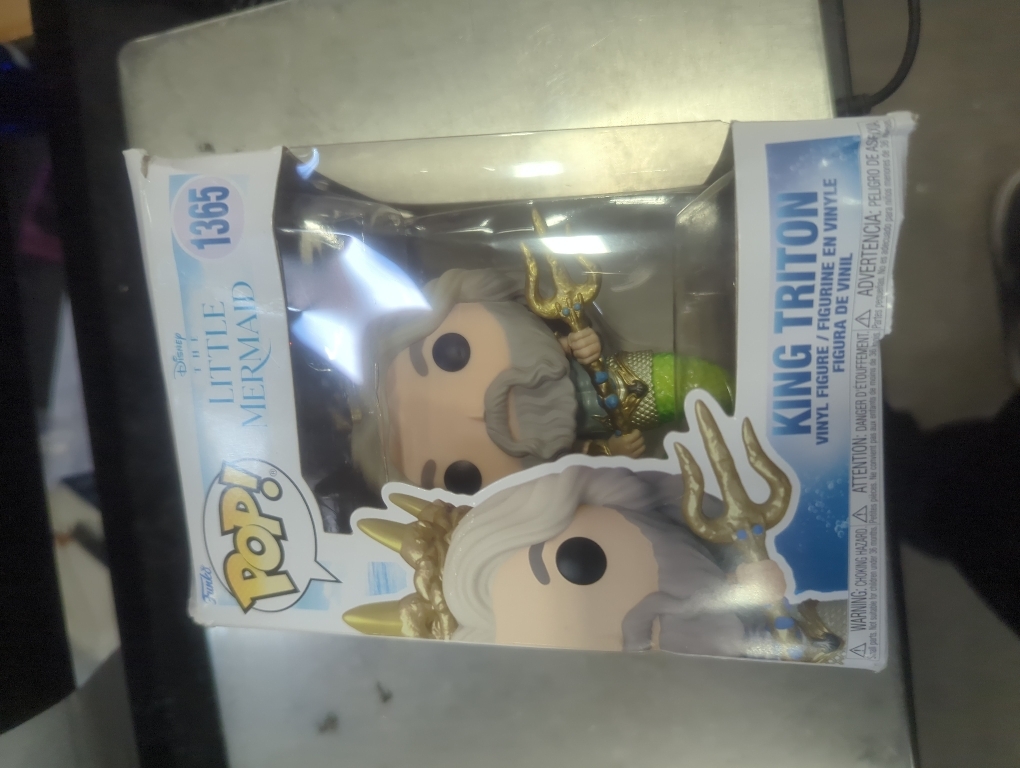 Funko The Little Mermaid Live Action   Protector: Pop! Disney Vinyl Figure (Bundled with ToyBop Box Protector Collector Case) (King Triton)