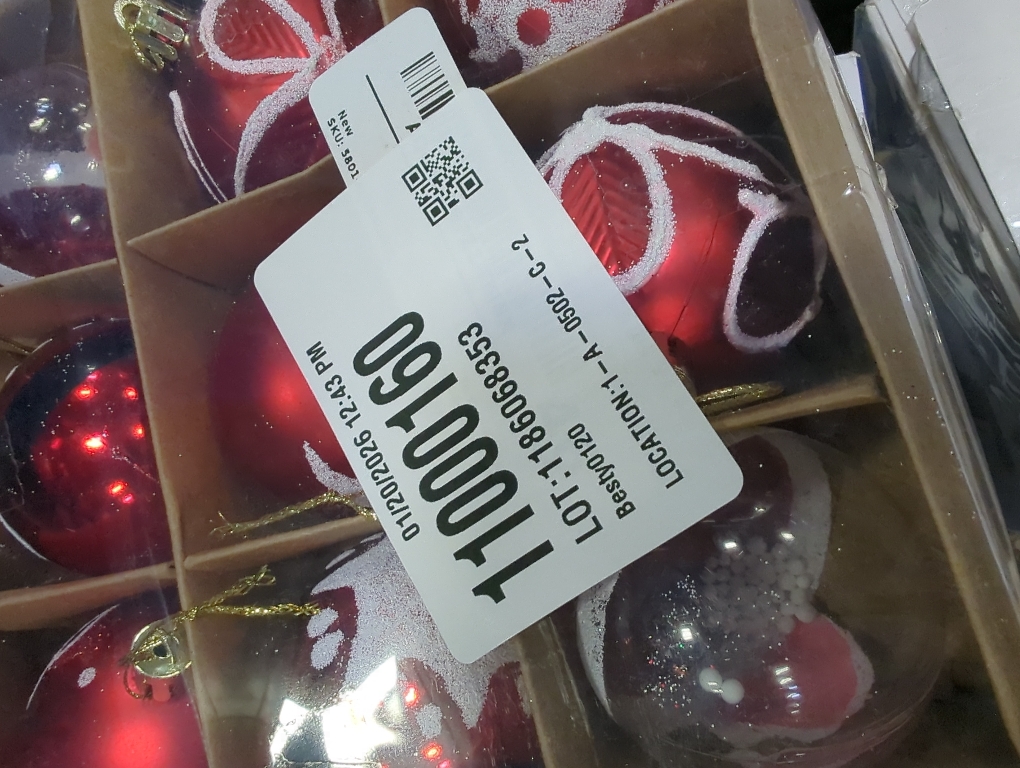 Heyiwell 2.36 Inch/9pc Shatterproof Christmas Ornament Balls,Christmas Hanging Balls Decorations for Xmas Trees and Holiday Decor,White Red