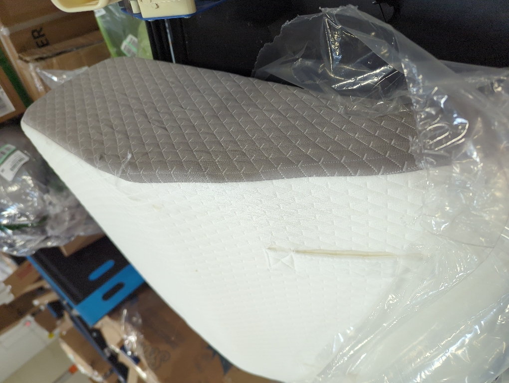 Leg Elevation Pillow for After Surgery, 8inch Foam Leg Elevating Pillow for Swelling and Blood Circulation, Leg Wedge Pillow for Sleeping, Knee Pillow for Knee Hip Ankle Pain Relief, White