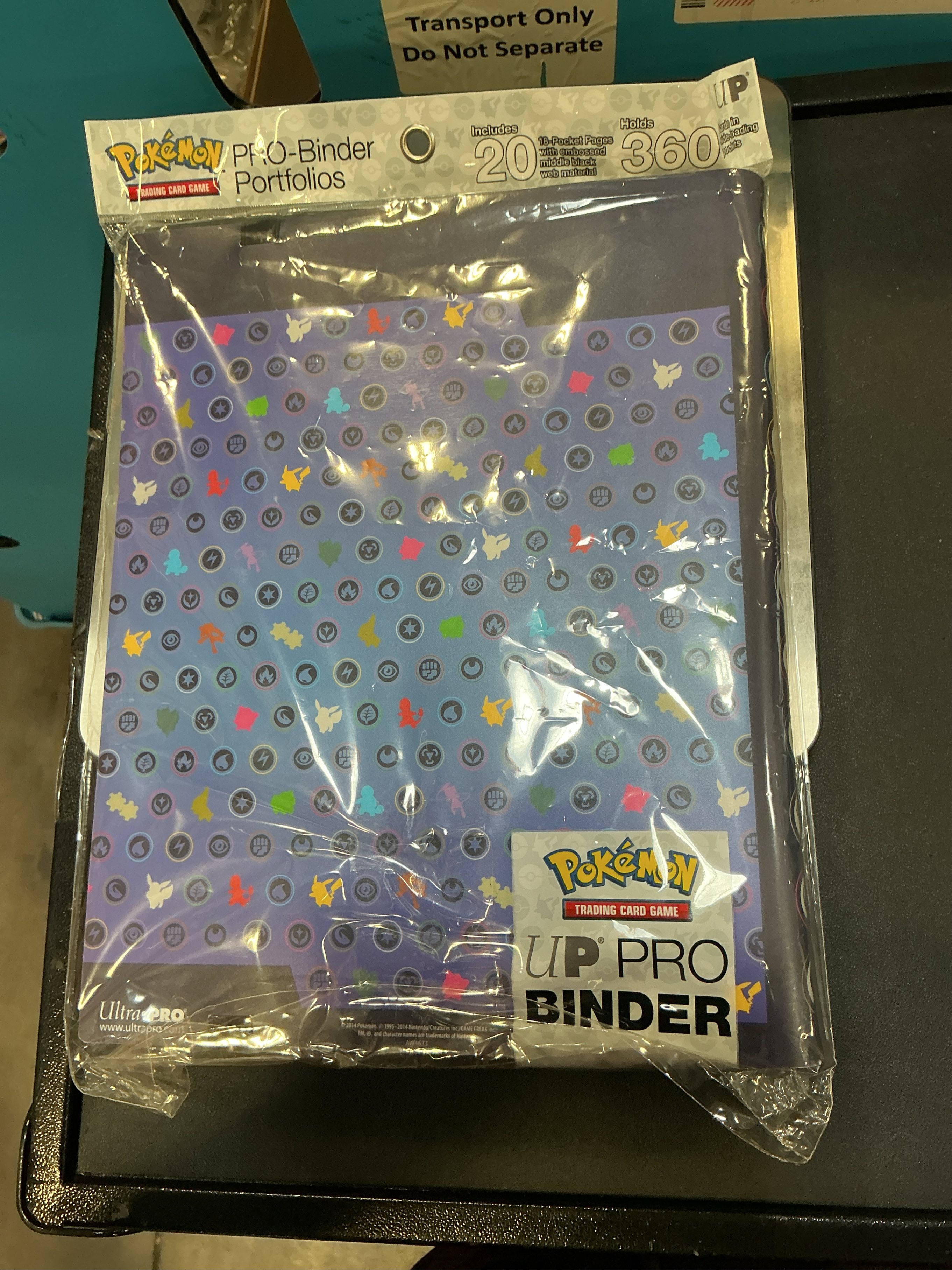 Ultra Pro 9-Pocket Pokemon Full-View Pro Binder: Silhouettes