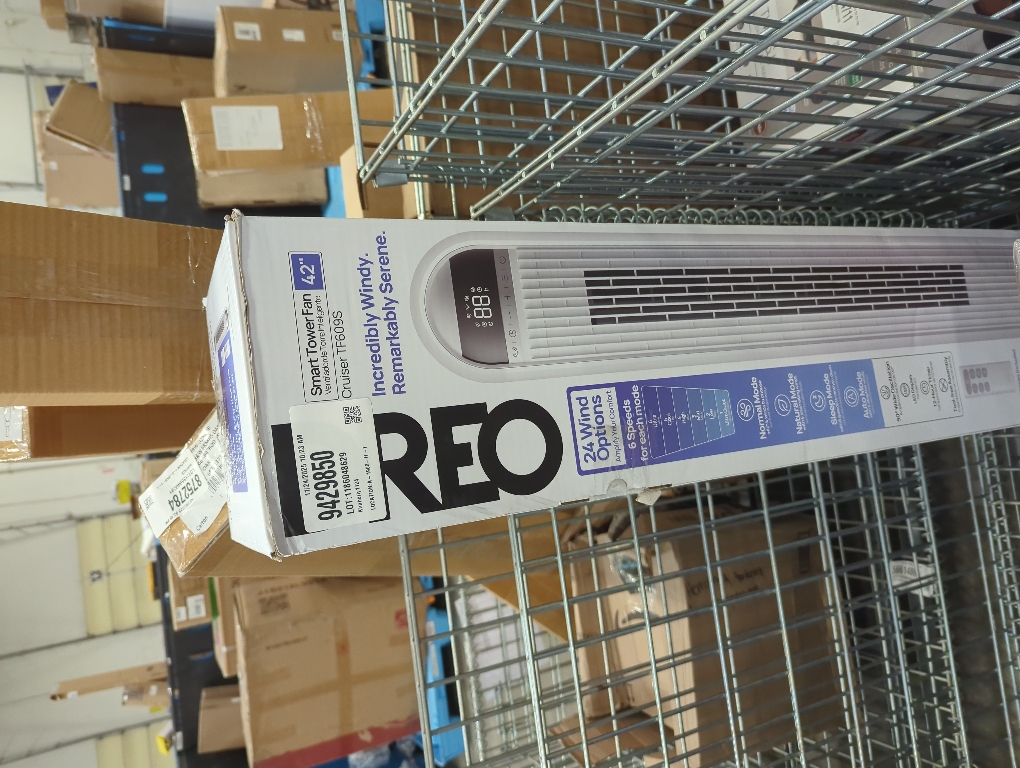 Dreo 42 Cruiser Pro T1 Oscillating Bladeless Remote Tower Fan White